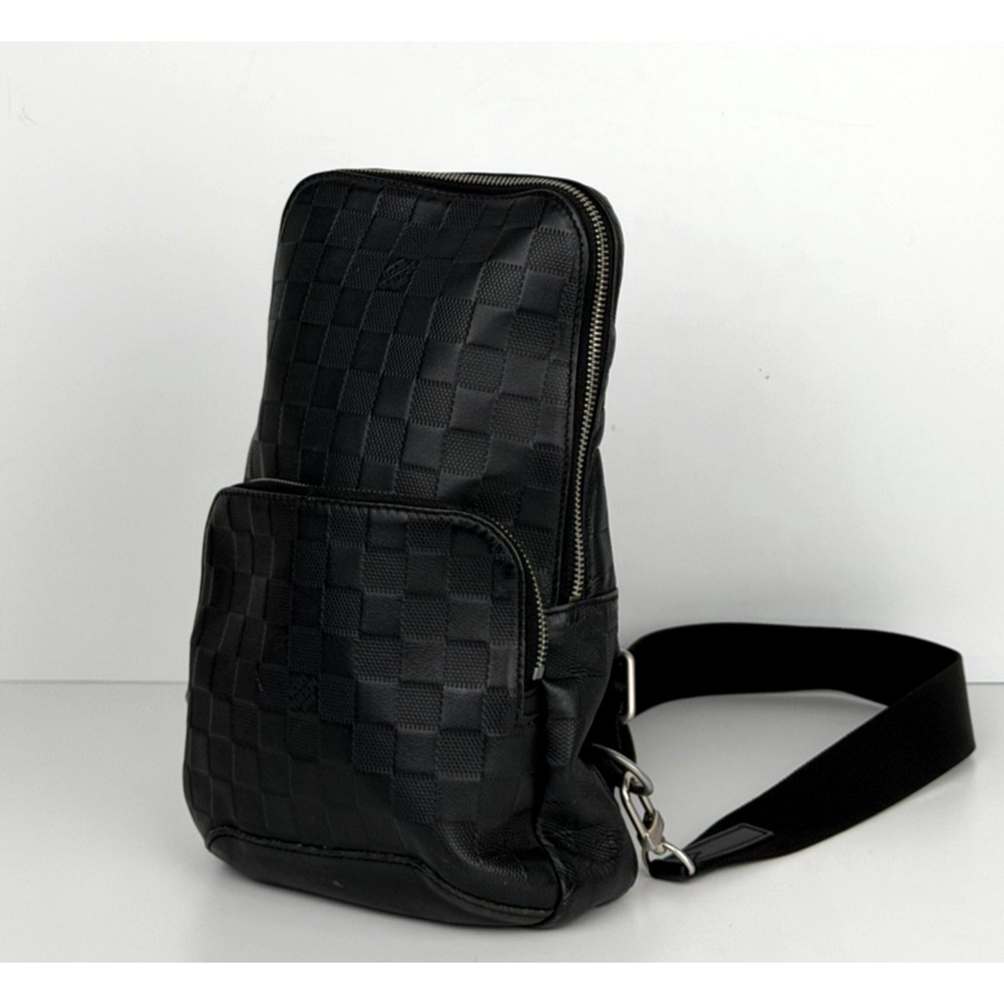 Louis Vuitton Avenue Sling Mens Crossbody Bag in Damier Black Infiniti 2018 S