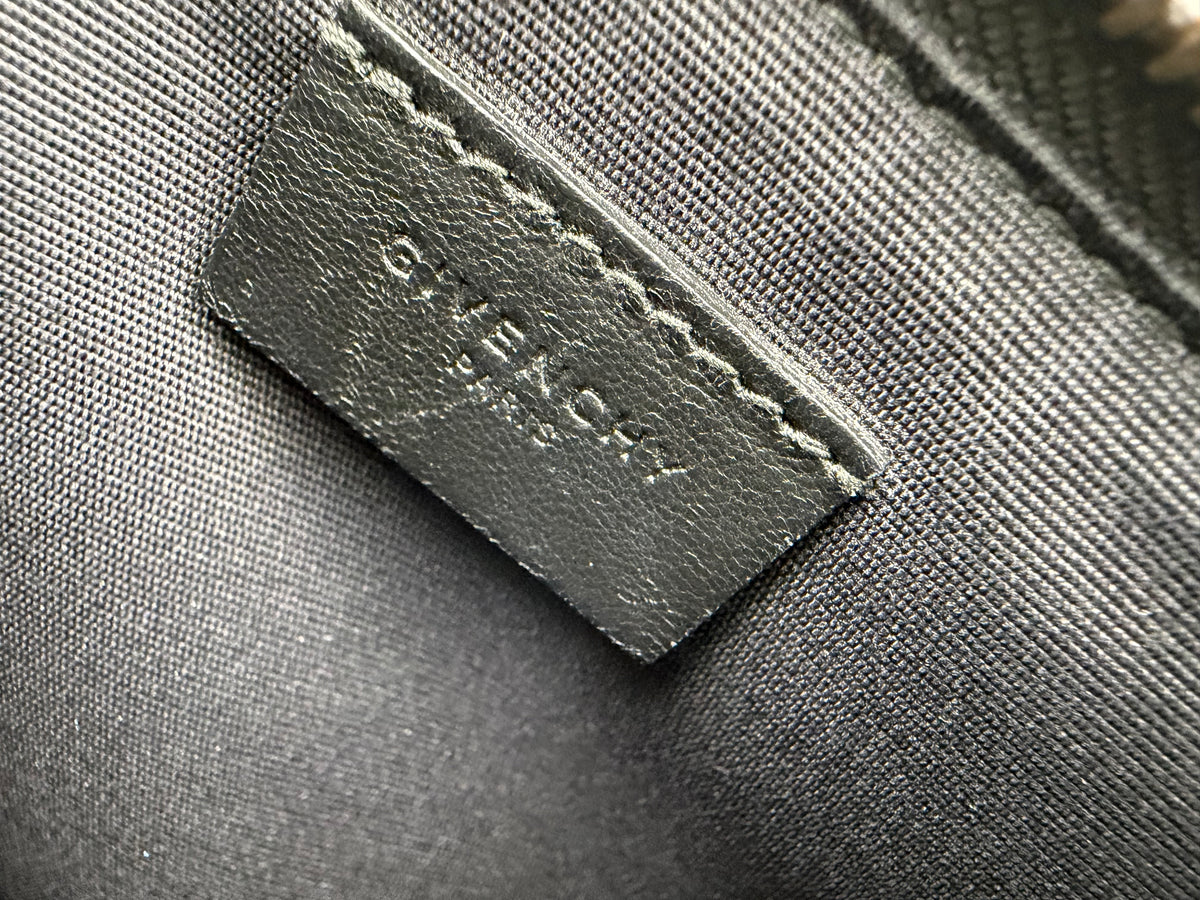 Givenchy GV3 Medium Pouch in Black Diamond Quilted Goatskin YS14