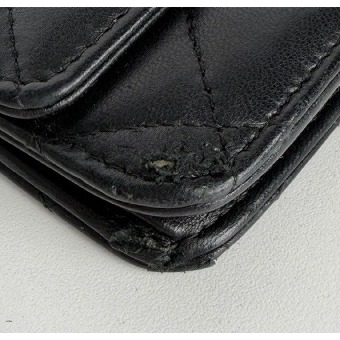 Chanel Trendy CC Wallet Bag on Chain in Black Quilted Lambskin Leather 2019 C3
