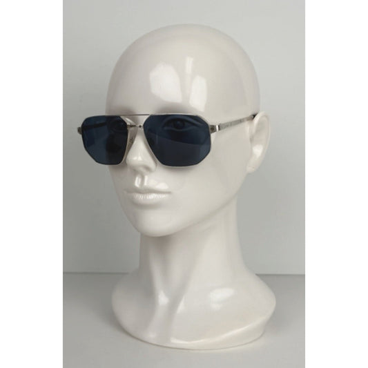 Cartier Santos de Cartier Aviator-Style Sunglasses Dark Blue Lense K1