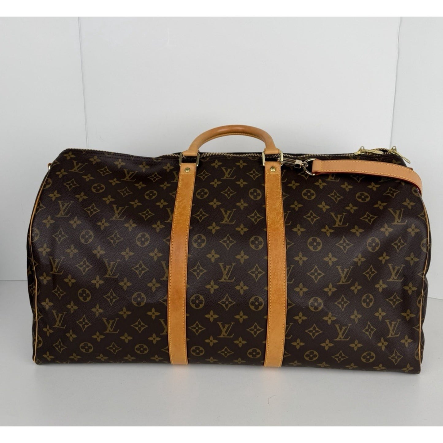 Louis Vuitton Monogram Keepall Travel Duffle Bag 55 in LV Monogram Canvas 2000 S