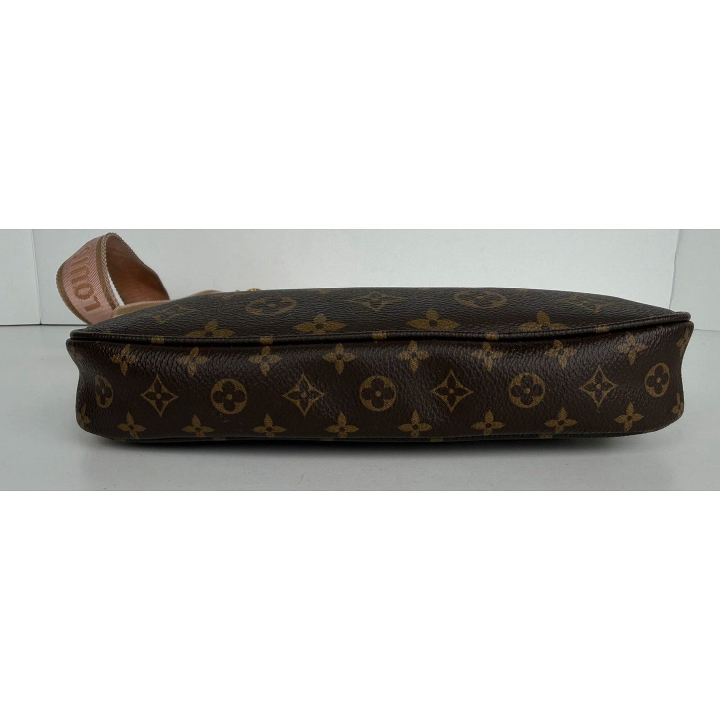 Louis Vuitton Multi Pochette Accessoires Bag in Brown Coated Canvas NFC S-08