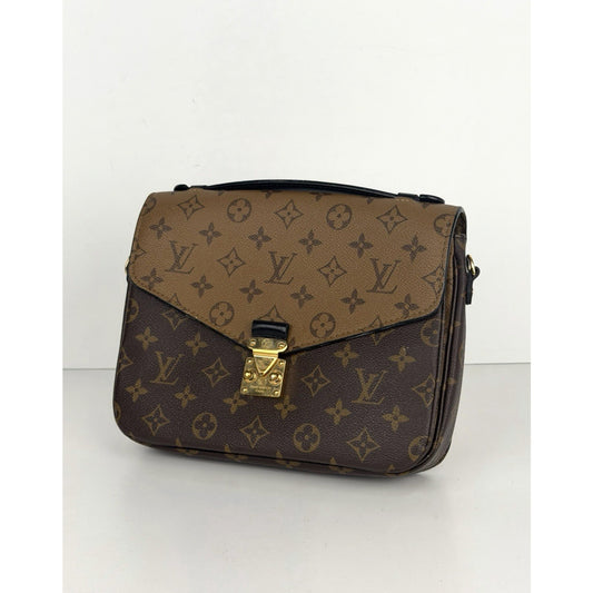 Louis Vuitton Pochette Metis MM Shoulder Bag Reverse Monogram Canvas 2020 C-1