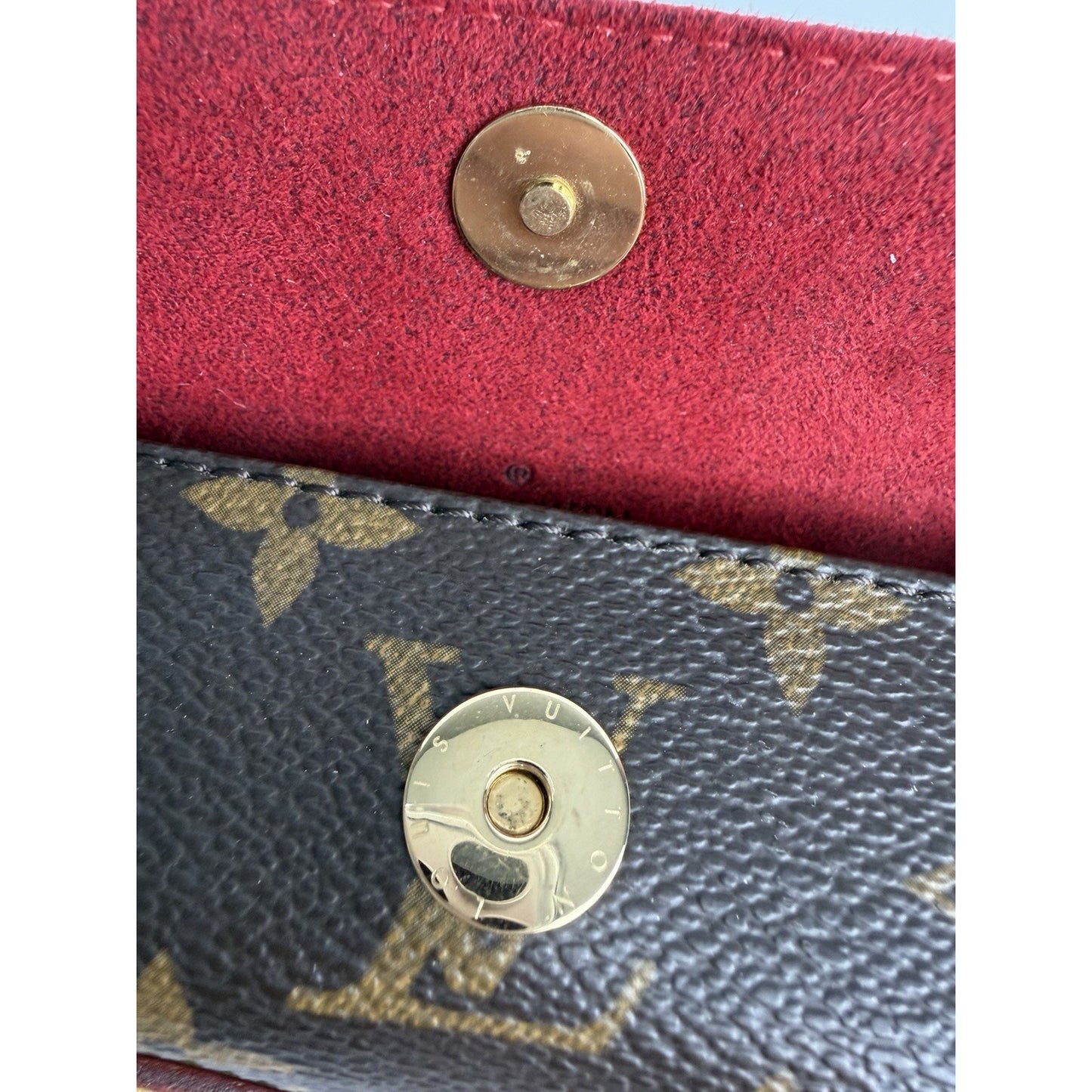 Louis Vuitton Recital Shoulder Bag Vintage Classic Monogram Canvas 2002 S15