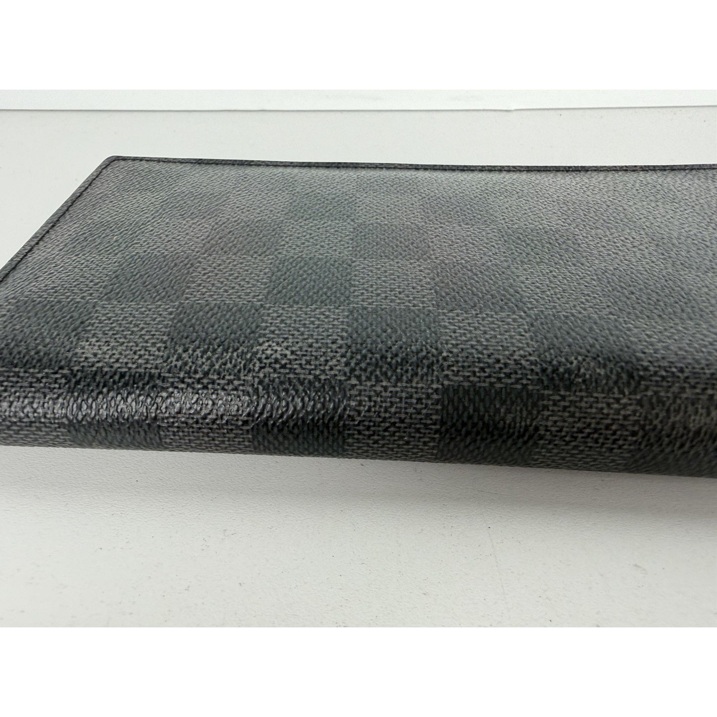 Louis Vuitton Brazza Bifold Long Wallet in Damier Graphite Coated Canvas 2014