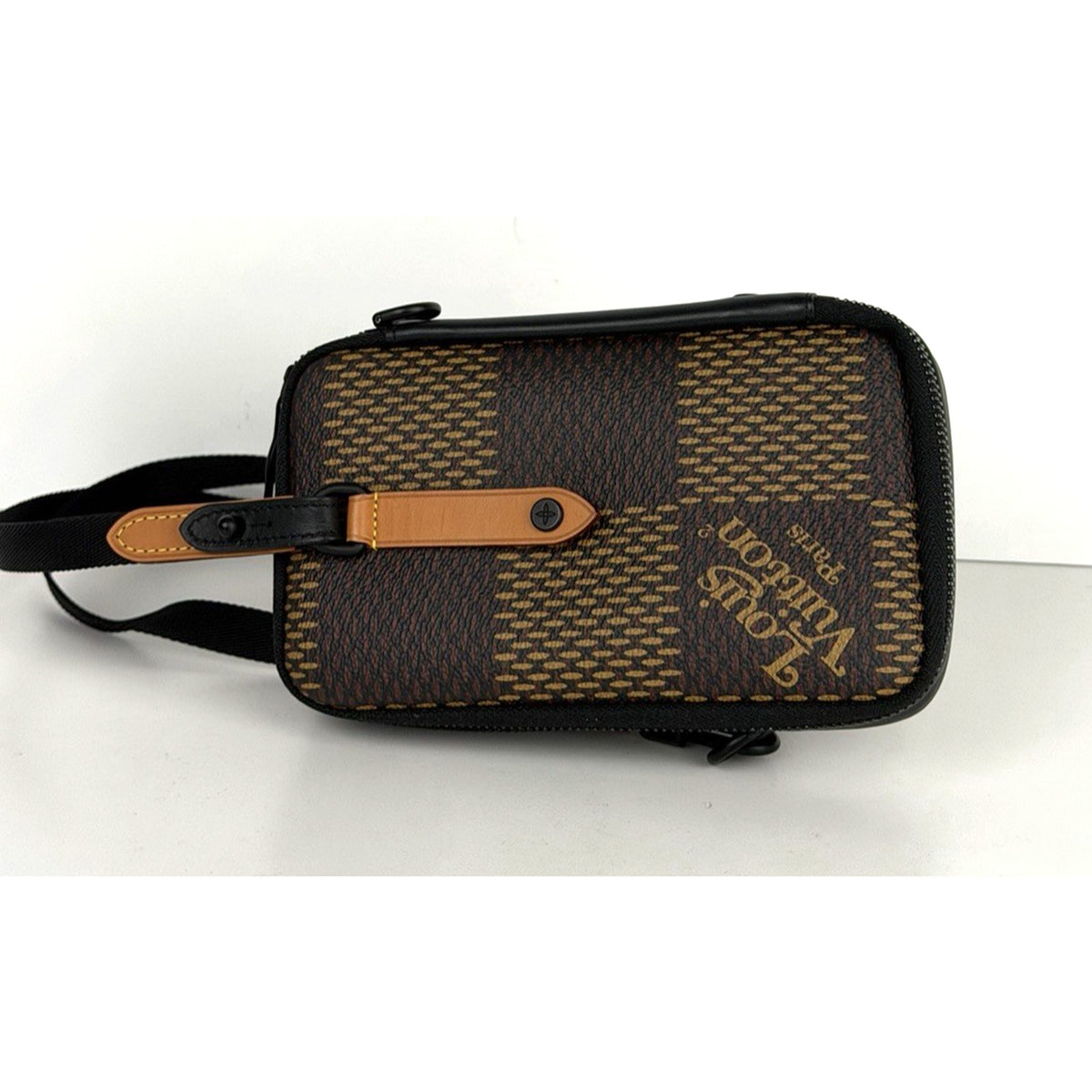 Louis Vuitton x Nigo Turtle Crossbody Bag in Damier Ebene Coated Canvas NFC S-08