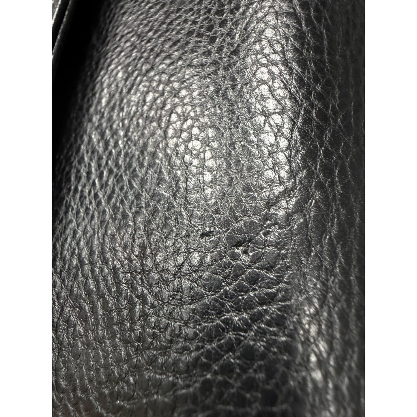 Chrome Hearts Wave Trifold Wallet in Black Leather with Silver-Tone Hardware K2