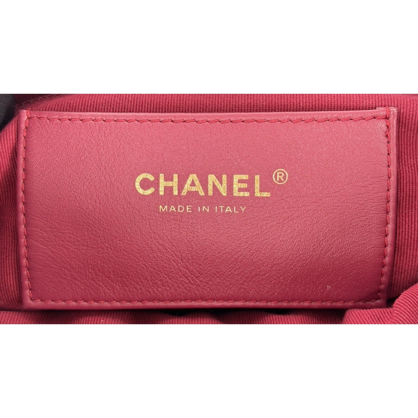 Chanel Double Pocket Drawstring Backpack F1