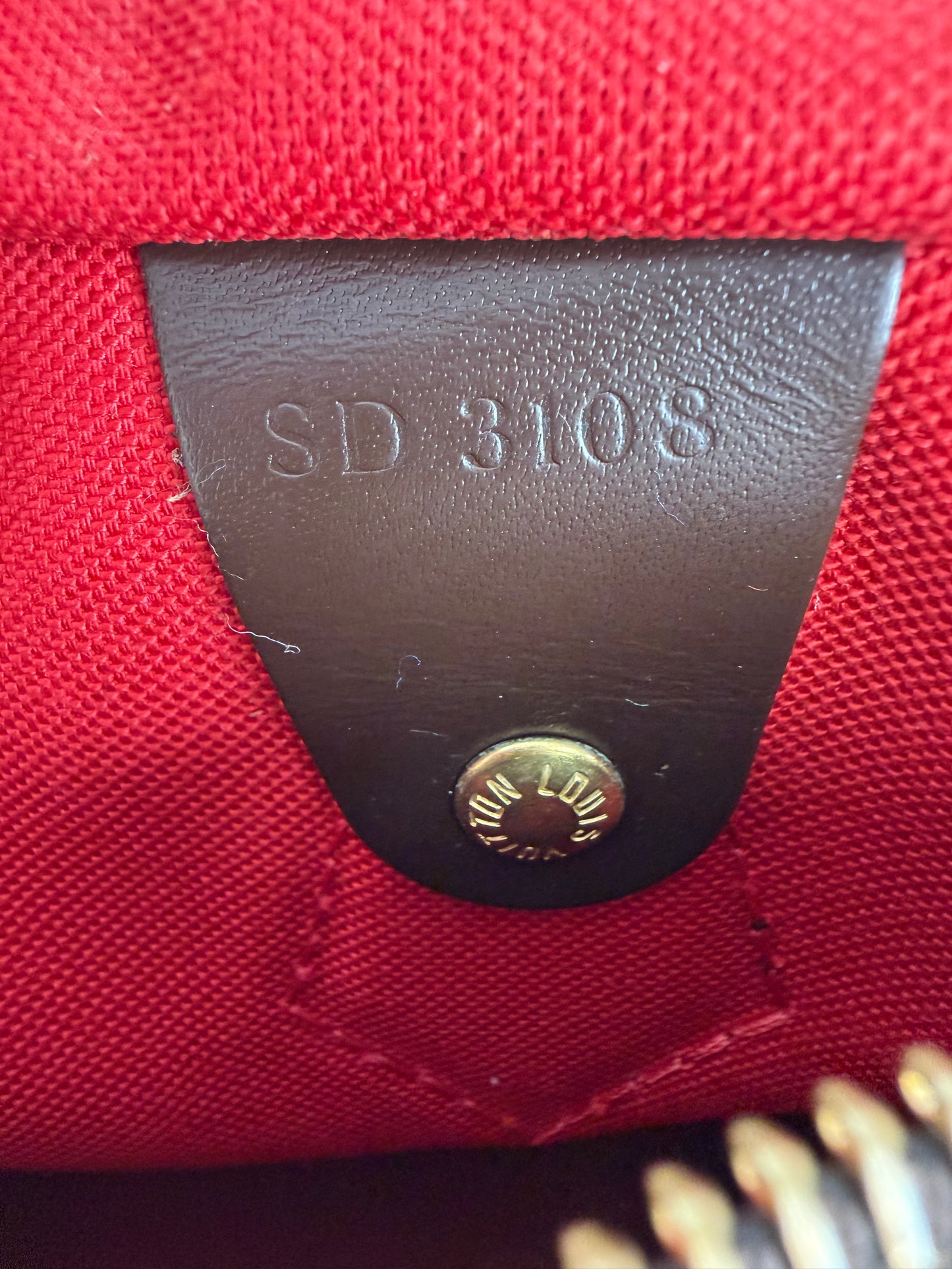 Louis Vuitton Speedy Handbag 30 in Damier Ebene Coated Canvas 2018 YS-14