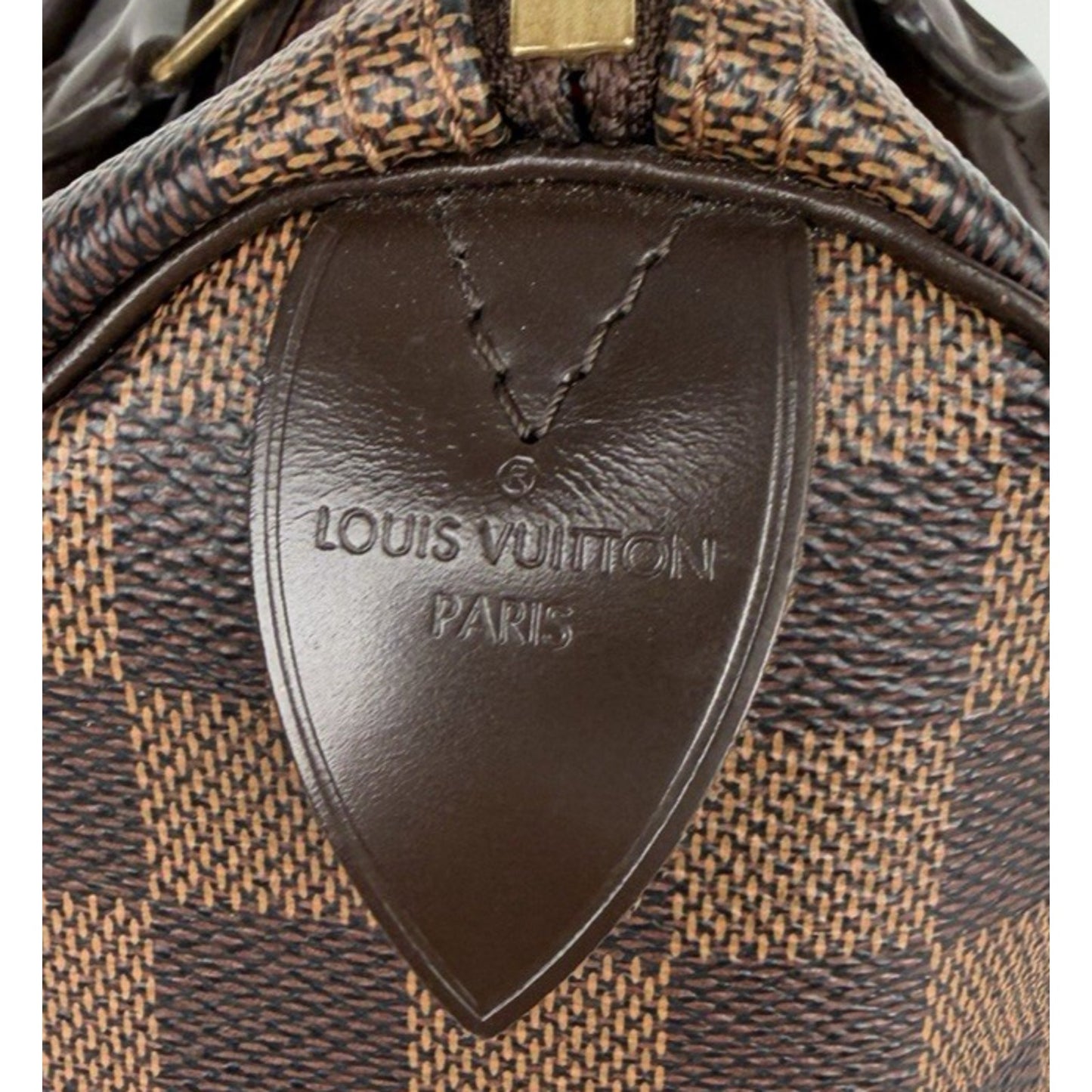 Louis Vuitton Speedy 30 Bag in Damier Ebene Coated Canvas 2012 B9