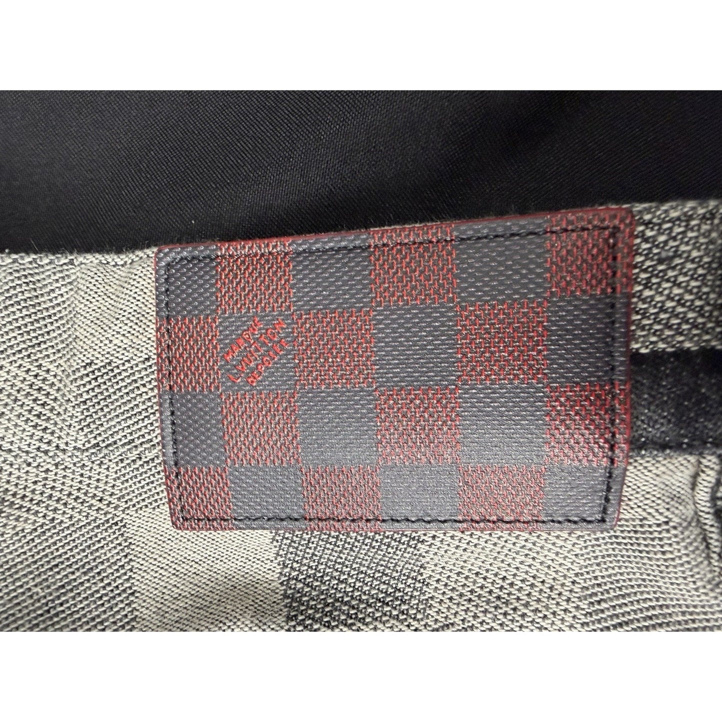 Louis Vuitton Damoflage Denim Skate Pants in Washed Black Tone 33 Size