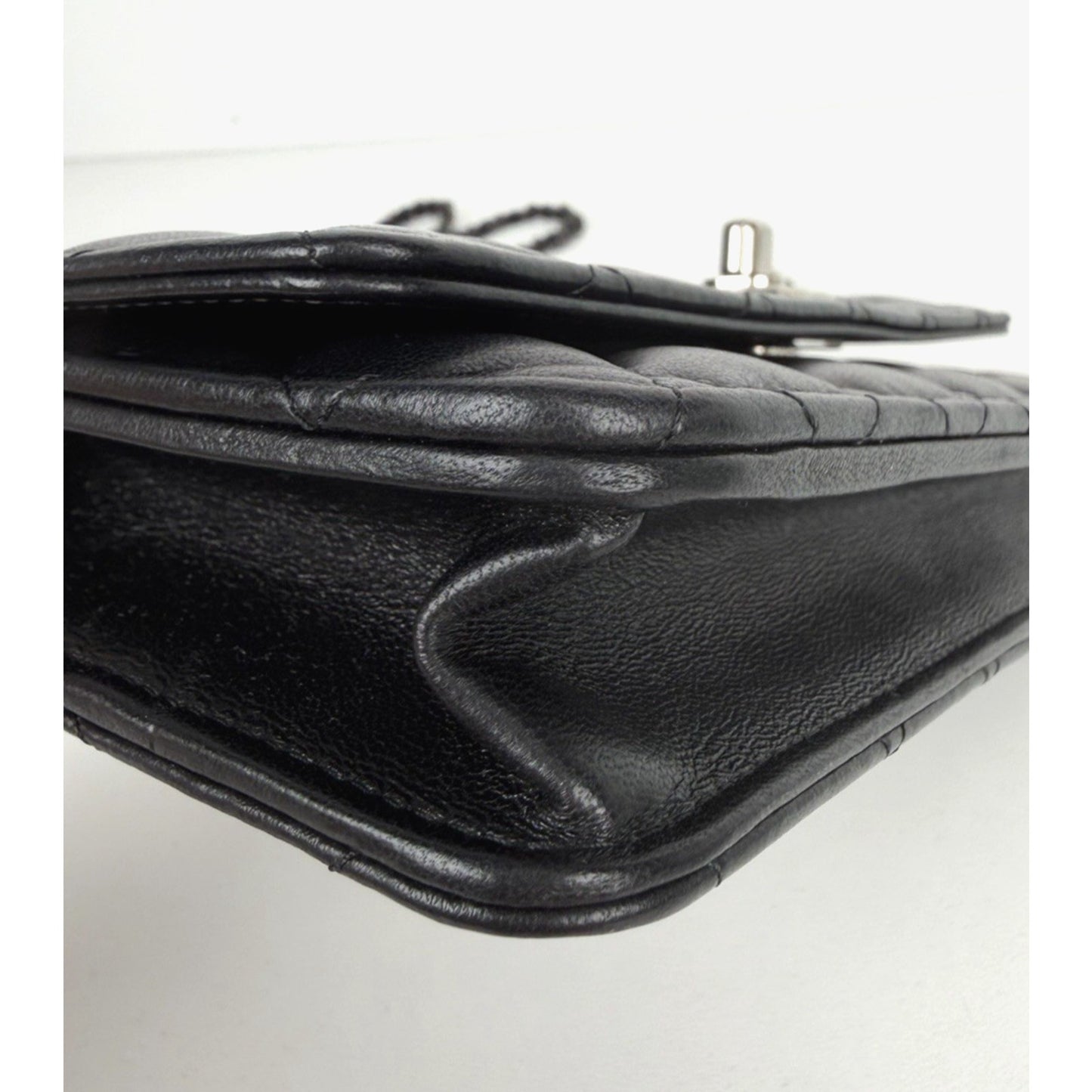 Chanel Classic Wallet on Chain Black Quilted Lambskin Leather NFC R1