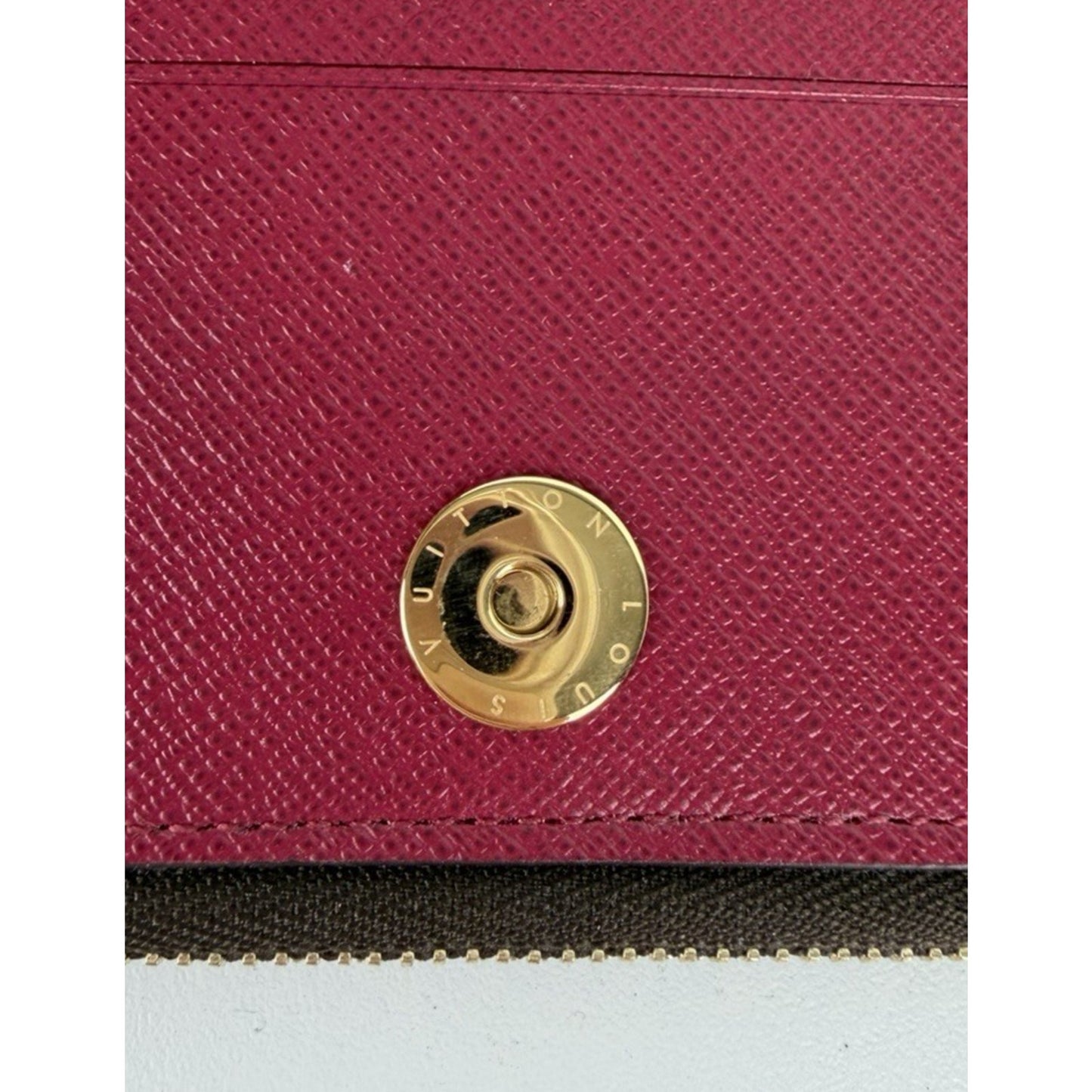 Louis Vuitton Adele Compact Wallet in LV Monogram Coated Canvas 2015