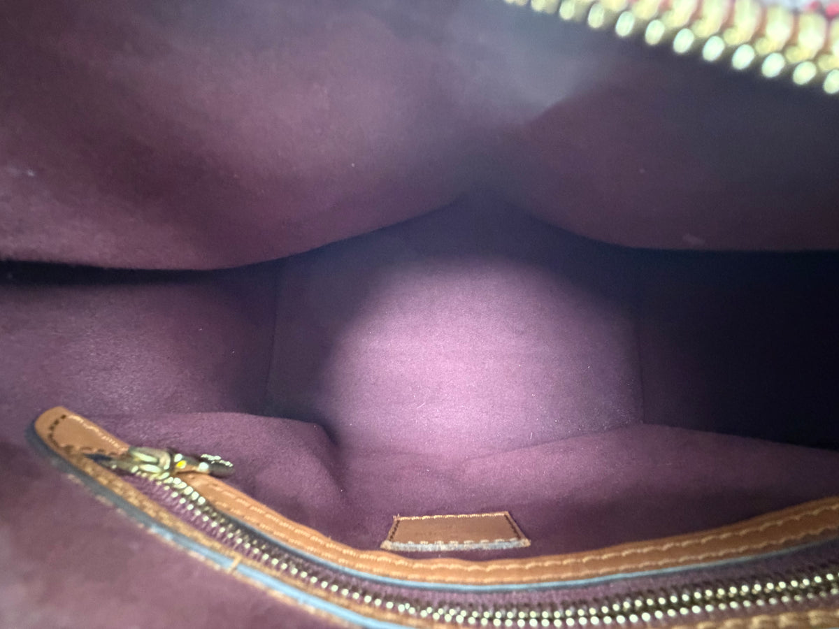 Louis Vuitton "Since 1854" Speedy Bandouliere 25 Handbag in Burgundy Monogram Jacquard 2020 YC8