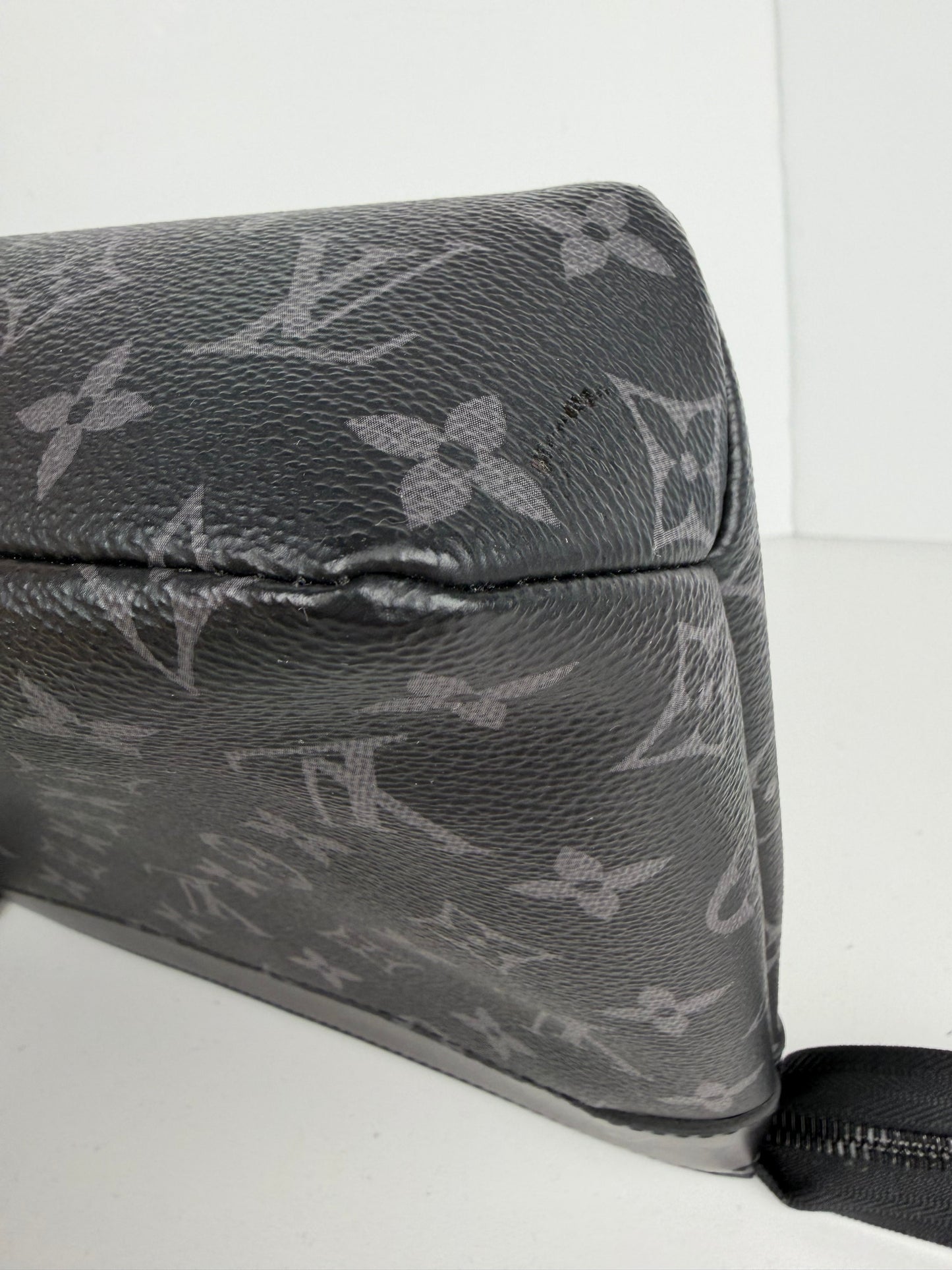 Louis Vuitton Voyage Souple Pochette Bag in LV Monogram Eclipse Canvas NFC YS-10