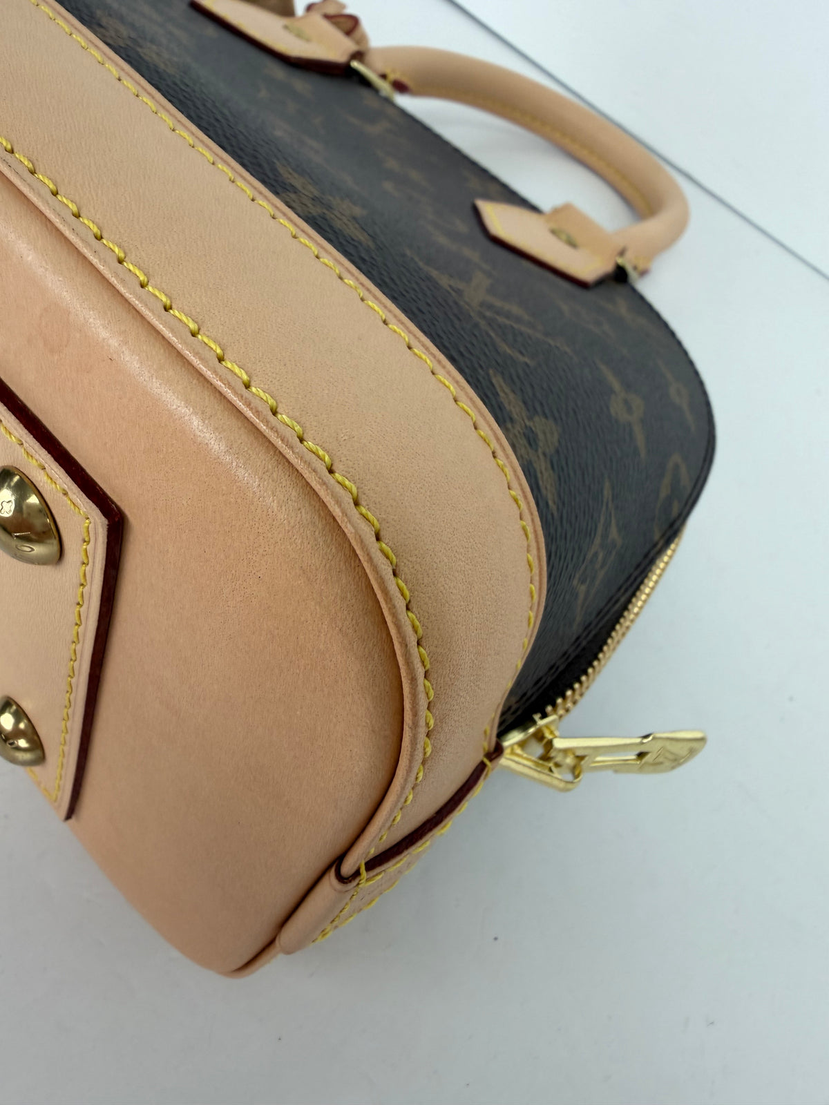 Louis Vuitton Monogram Alma BB Handbag in Brown LV Monogram Coated Canvas 2020 YF5