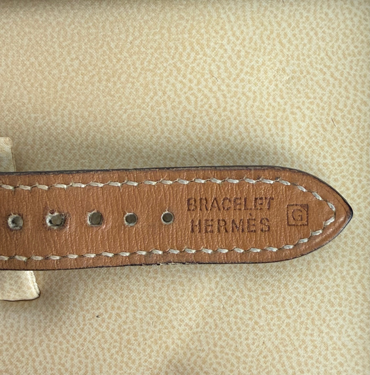 Hermes Heure H Watch 21mm in H-Shaped Stainless Steel Blue Leather Strap Y