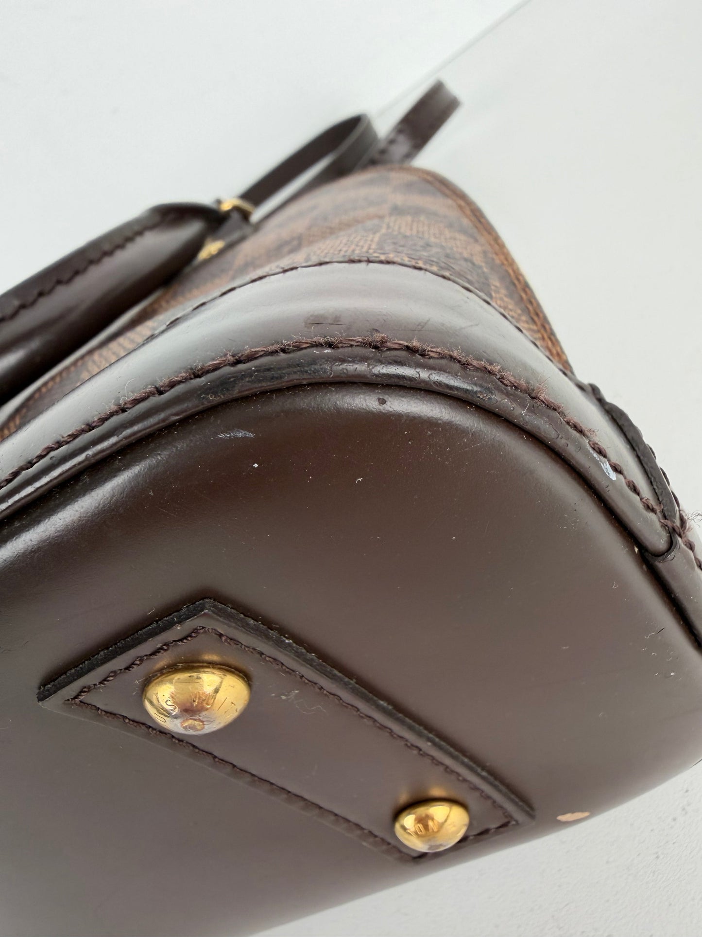 Louis Vuitton Alma BB Bag in Brown Damier Ebene Coated Canvas 2019 S-05