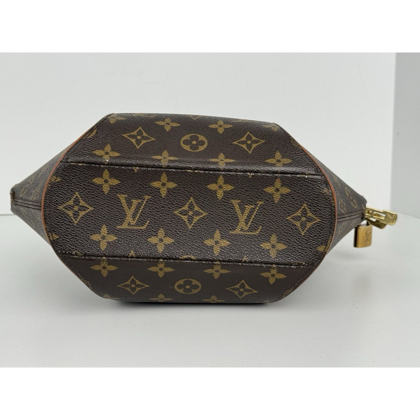 Louis Vuitton Monogram Ellipse PM Satchel Brown Canvas/Leather