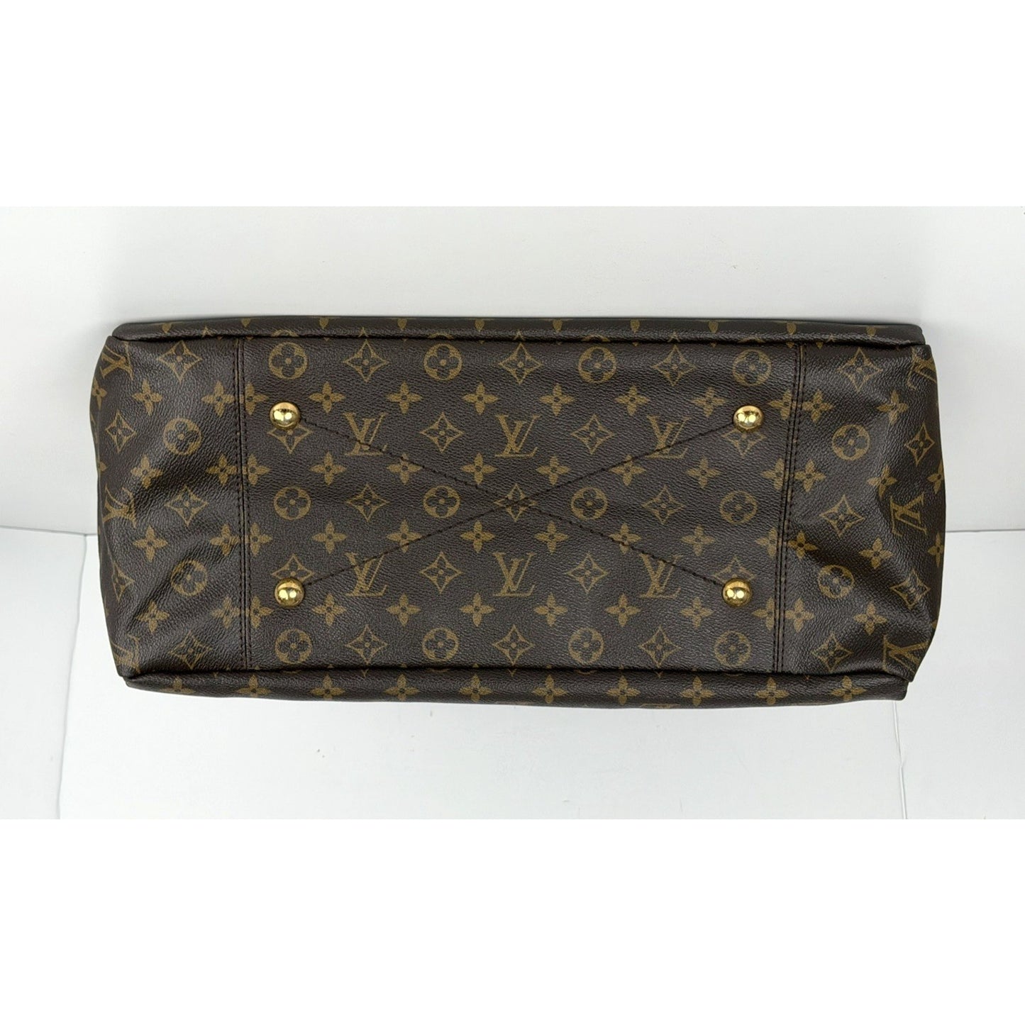 Louis Vuitton Artsy Shoulder MM Bag in Brown LV Monogram Coated Canvas 2010 C-5