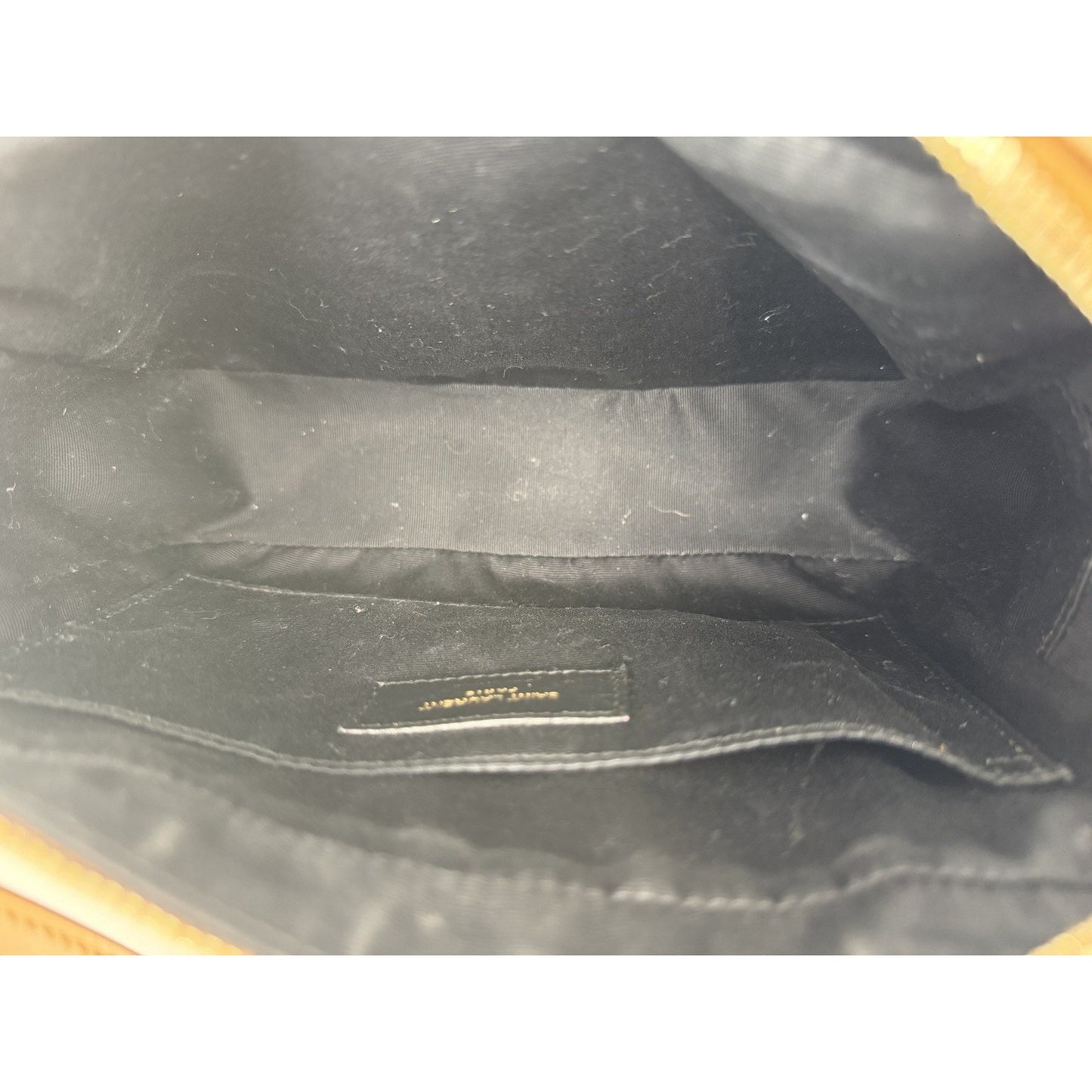 Saint Laurent Lou Camera Bag Medium Matelasse in Brown Suede and Leather S