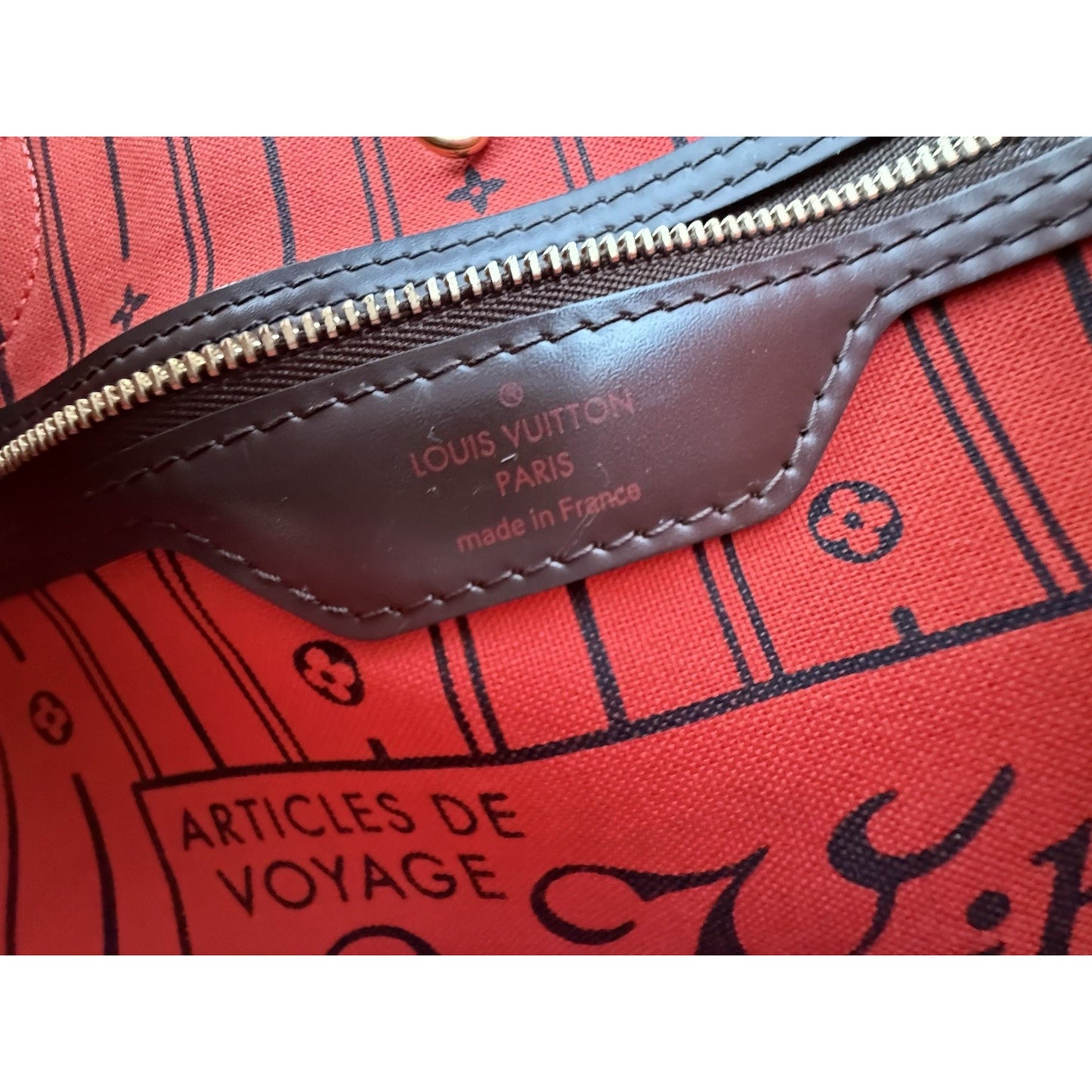 LOUIS VUITTON Neverfull Monogram Canvas Tote Shoulder Bag