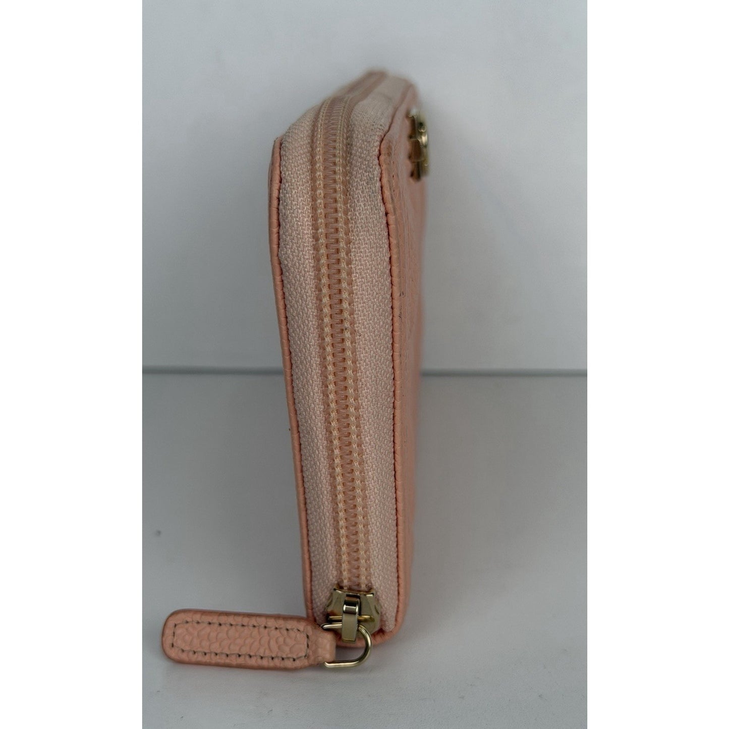 Chanel Boy Zip Around Wallet Pink Caviar Leather & Gold-tone Hardware 2019 K2