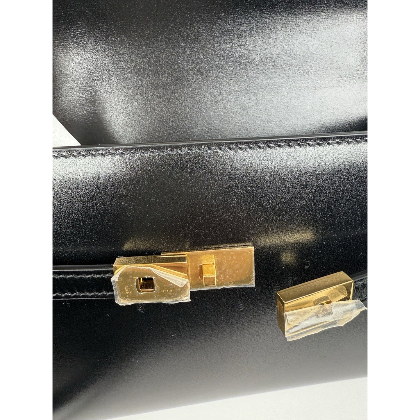 Saint Laurent Baby Manhattan Black Leather Women's Shoulder Bag