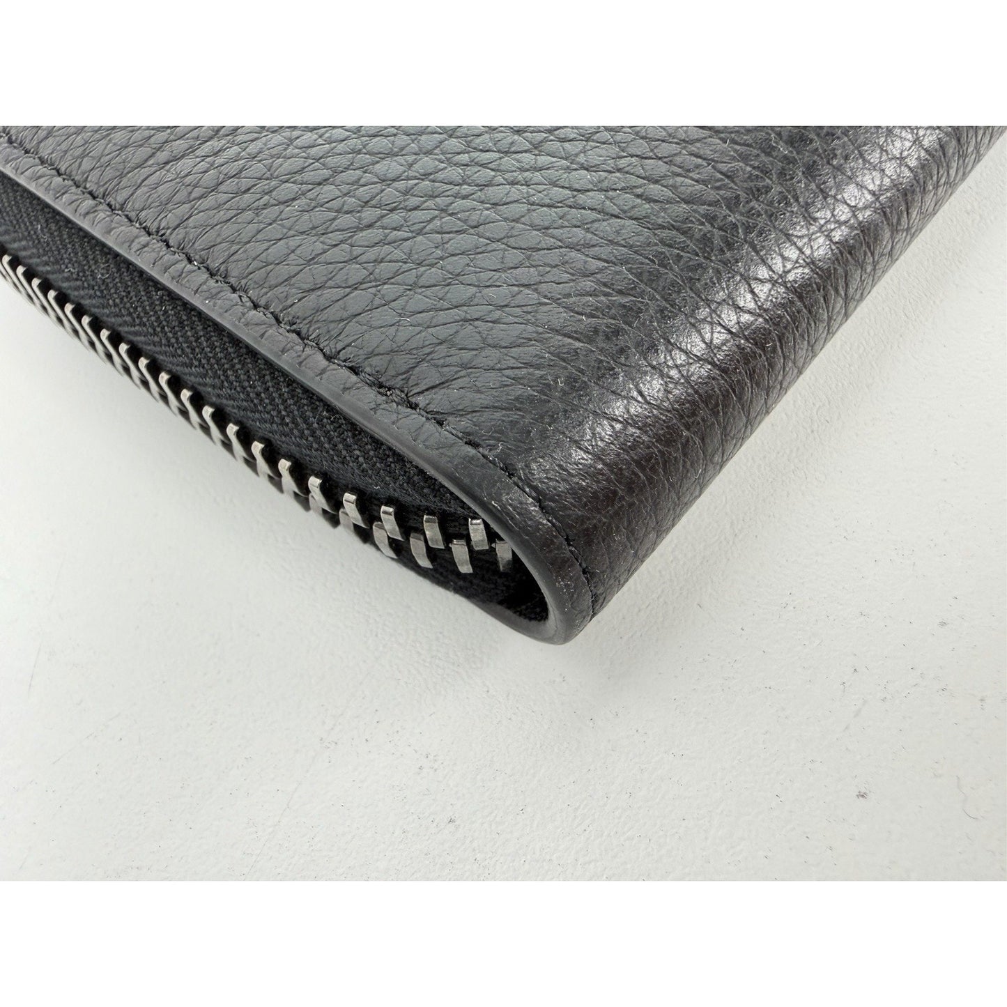 Christian Louboutin Panettone Wallet Black Leather Body & Red Monogram Canvas K3
