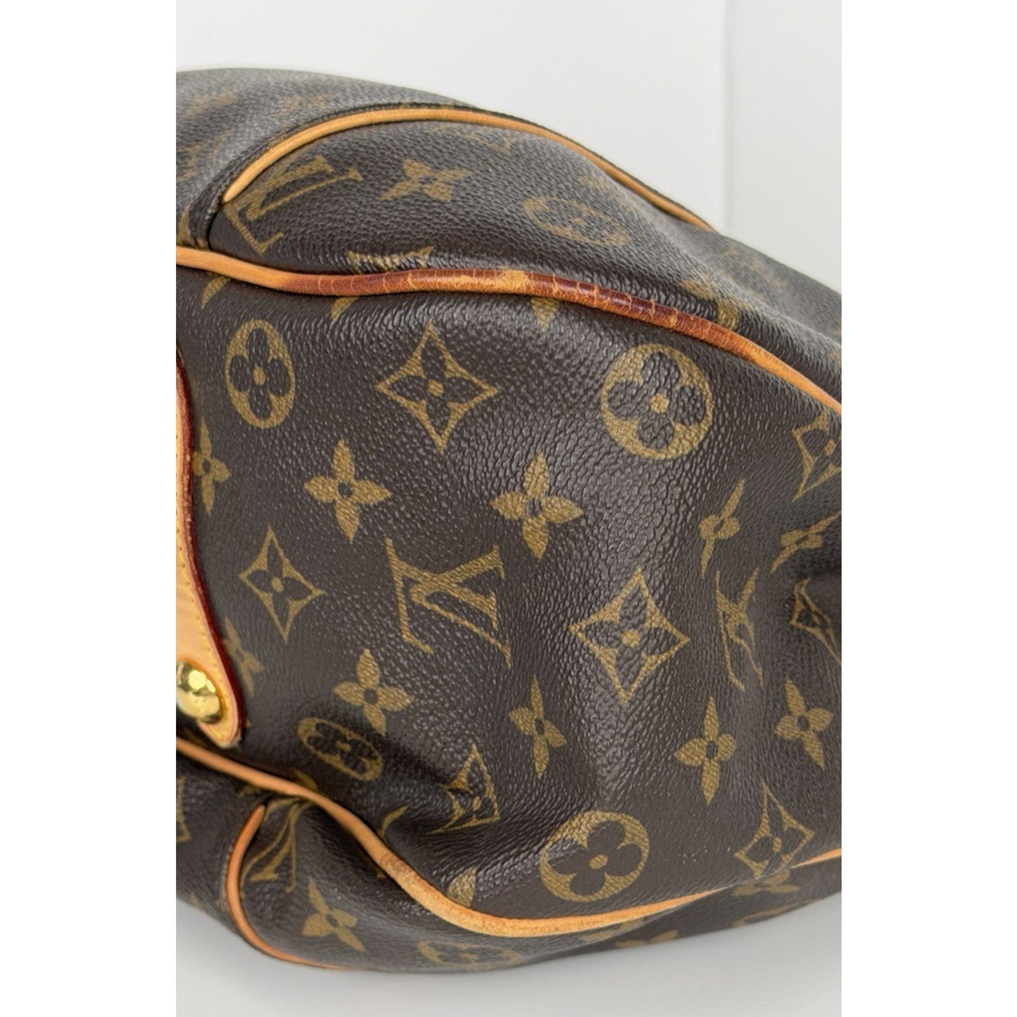 Louis Vuitton Monogram Galliera PM Hobo Bag in Brown Canvas S08