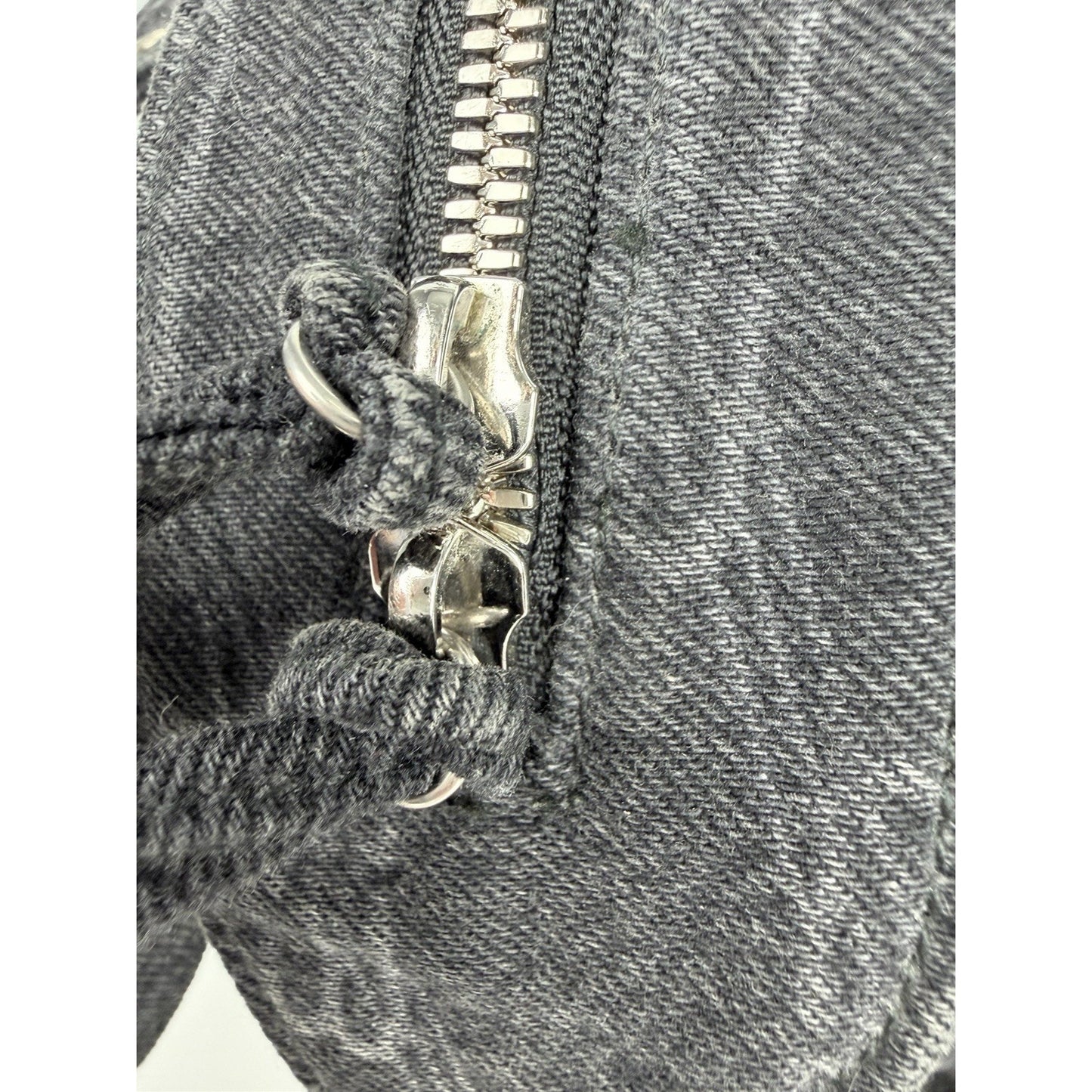 Balenciaga Neo Cagole City Handbag Medium in Washed Denim BB Monogram D5