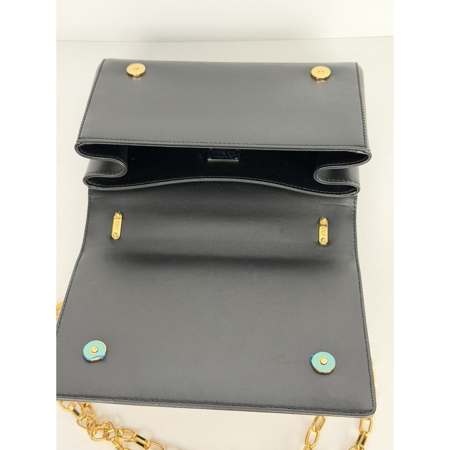 Dolce & Gabbana DG Girls Shoulder Bag Small in Black Leather for Women S15