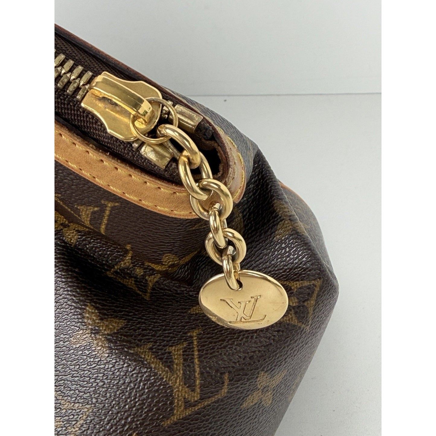 Louis Vuitton Monogram Tivoli GM Handbag in Brown Monogram Coated Canvas 2009