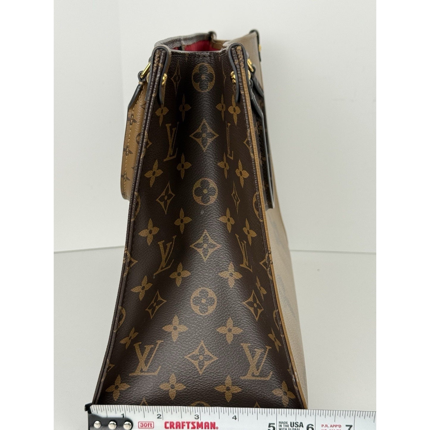 LOUIS VUITTON On The Go Giant Monogram Coated Canvas Tote