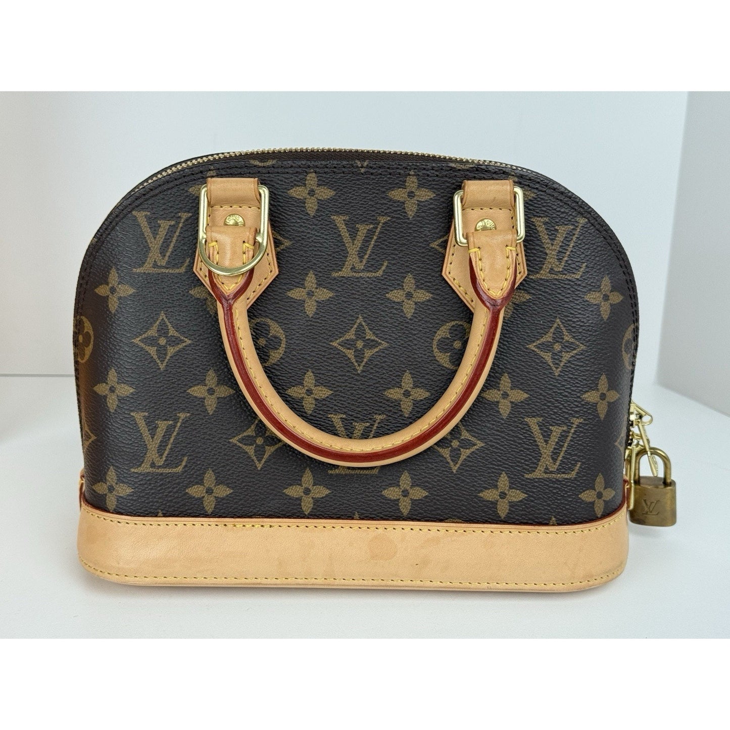 Louis Vuitton LV Monogram Alma BB Top Handle Women's Bag