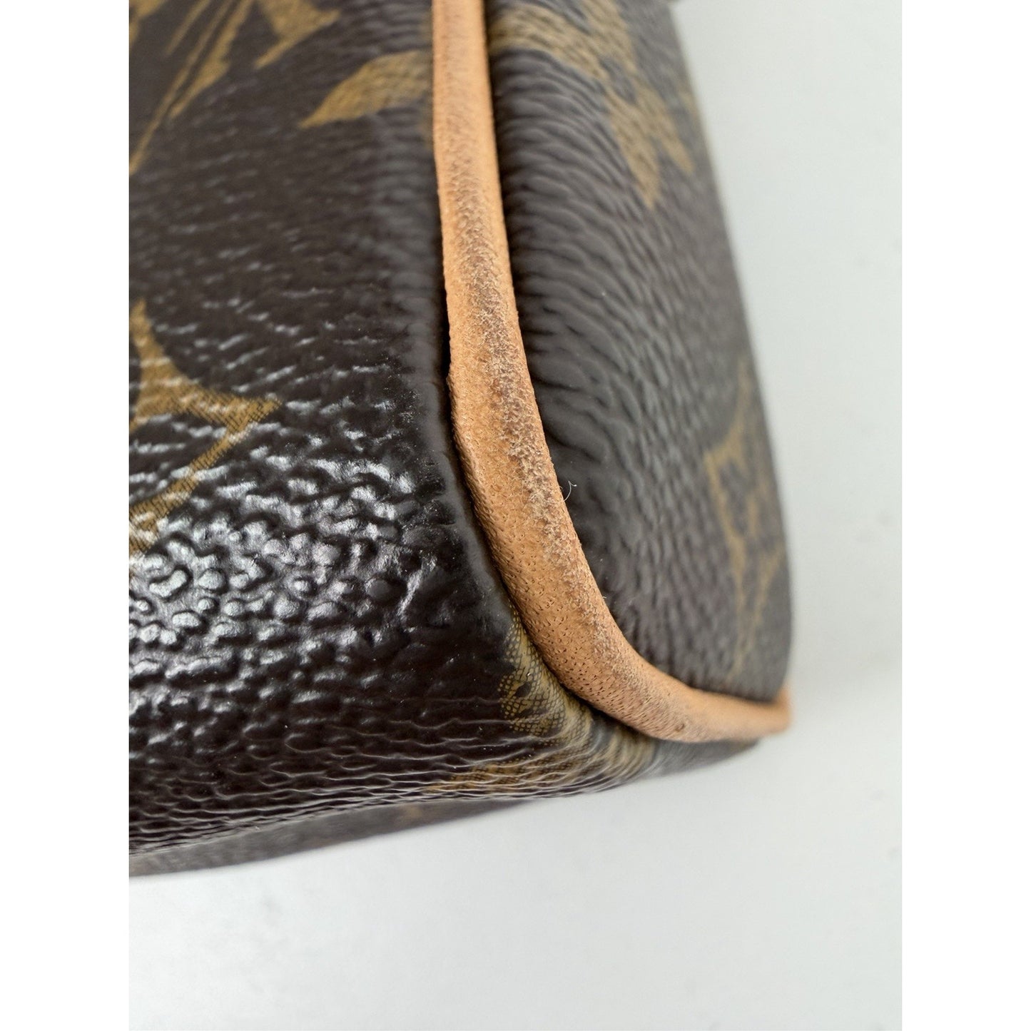 Louis Vuitton Recital Shoulder Bag Vintage Classic Monogram Canvas 2002 S15