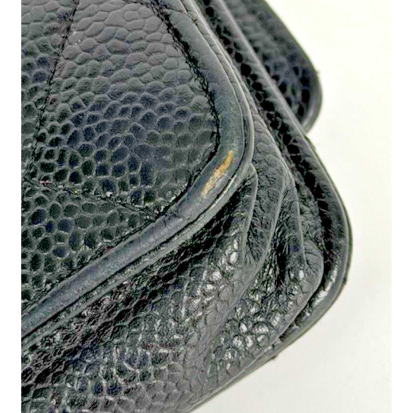 LAYAWAY: Chanel Black Leather Caviar Wallet on Chain Crossbody Bag