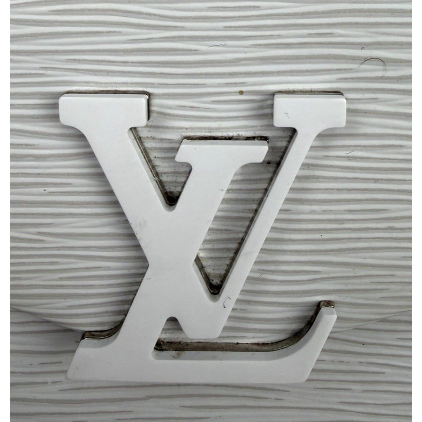 Louis Vuitton Epi Leather Pochette Grenelle Small Bag in White Color 2020 S