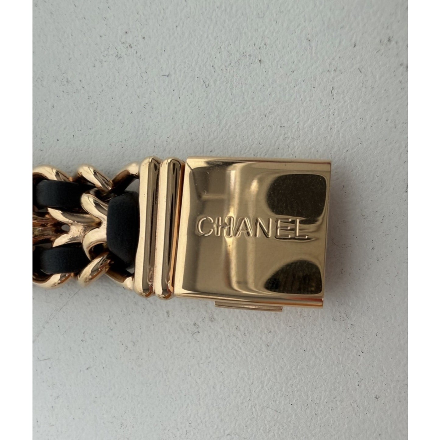 Chanel Premiere Edition Originale Watch Rose Gold Plated Quartz Swiss Made 7in