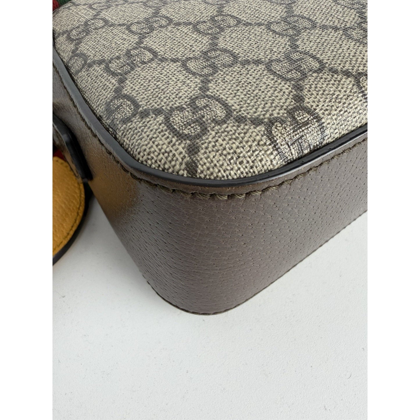 Gucci Neo Vintage Camera Shoulder Bag in Brown GG Supreme Coated Canvas S-09
