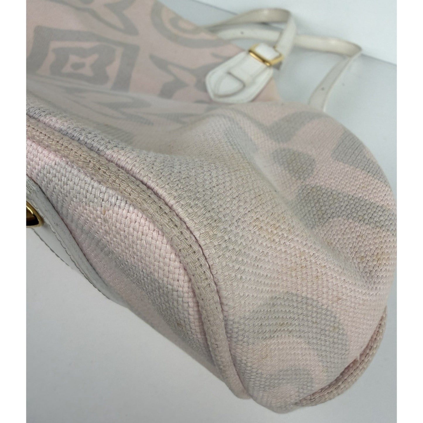Louis Vuitton Limited Edition Tahitienne Cabas GM Bag Pink Canvas 2008 S