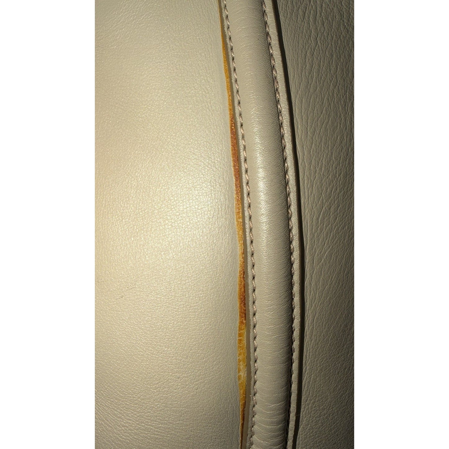 Prada Visone City Calf Leather Tote Bag Large Double Handle in Taupe S