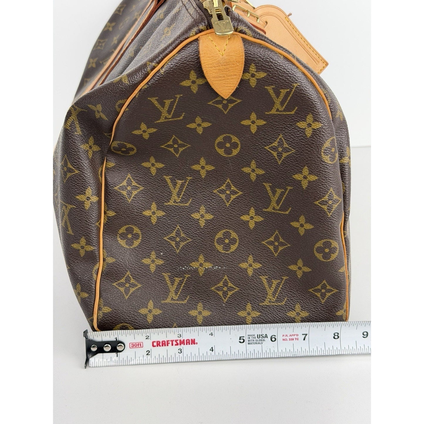 Louis Vuitton Monogram Keepall Duffle Bag 45 Vintage in Brown LV Monogram 1996 S
