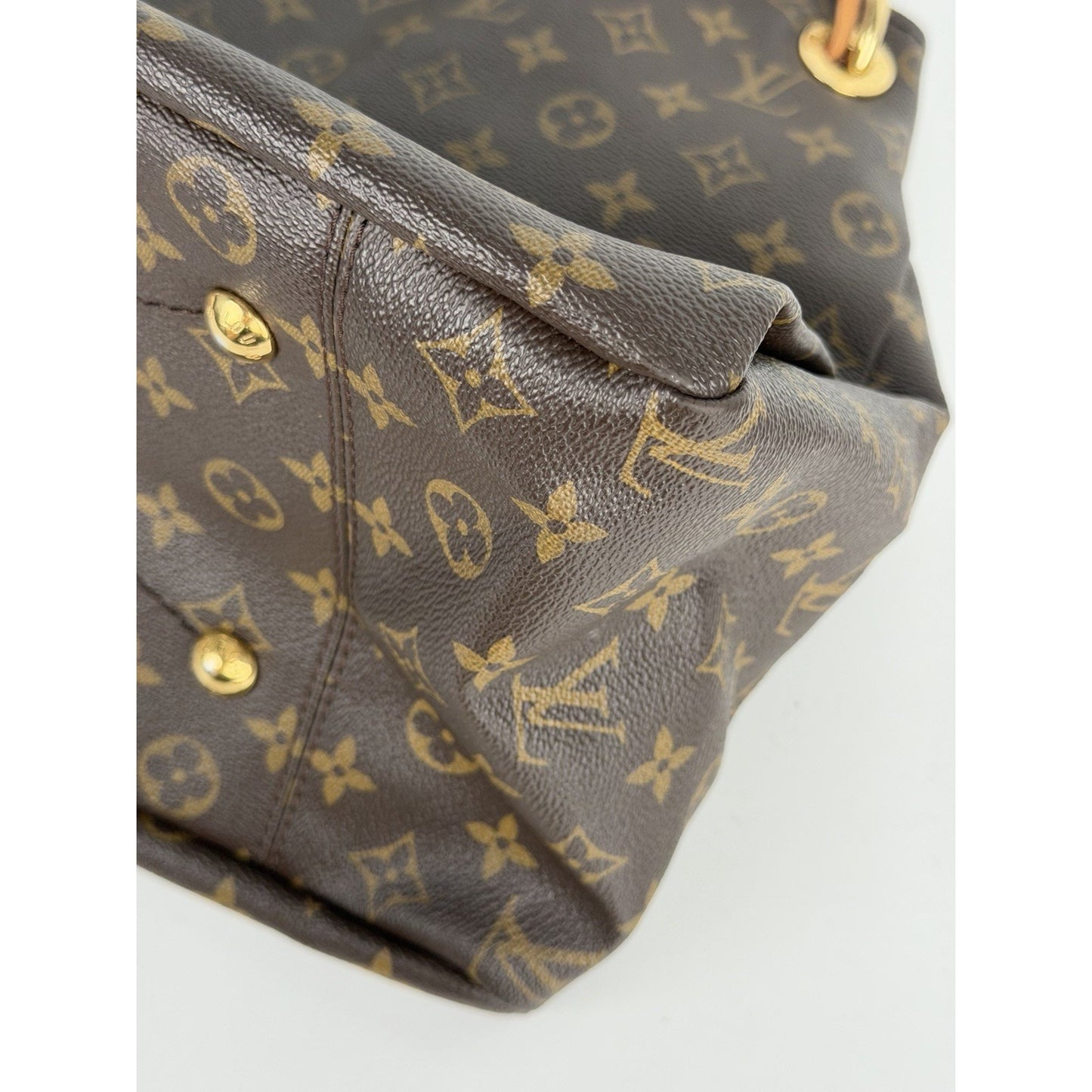 Louis Vuitton Artsy Shoulder MM Bag in Brown LV Monogram Coated Canvas 2010 C-5
