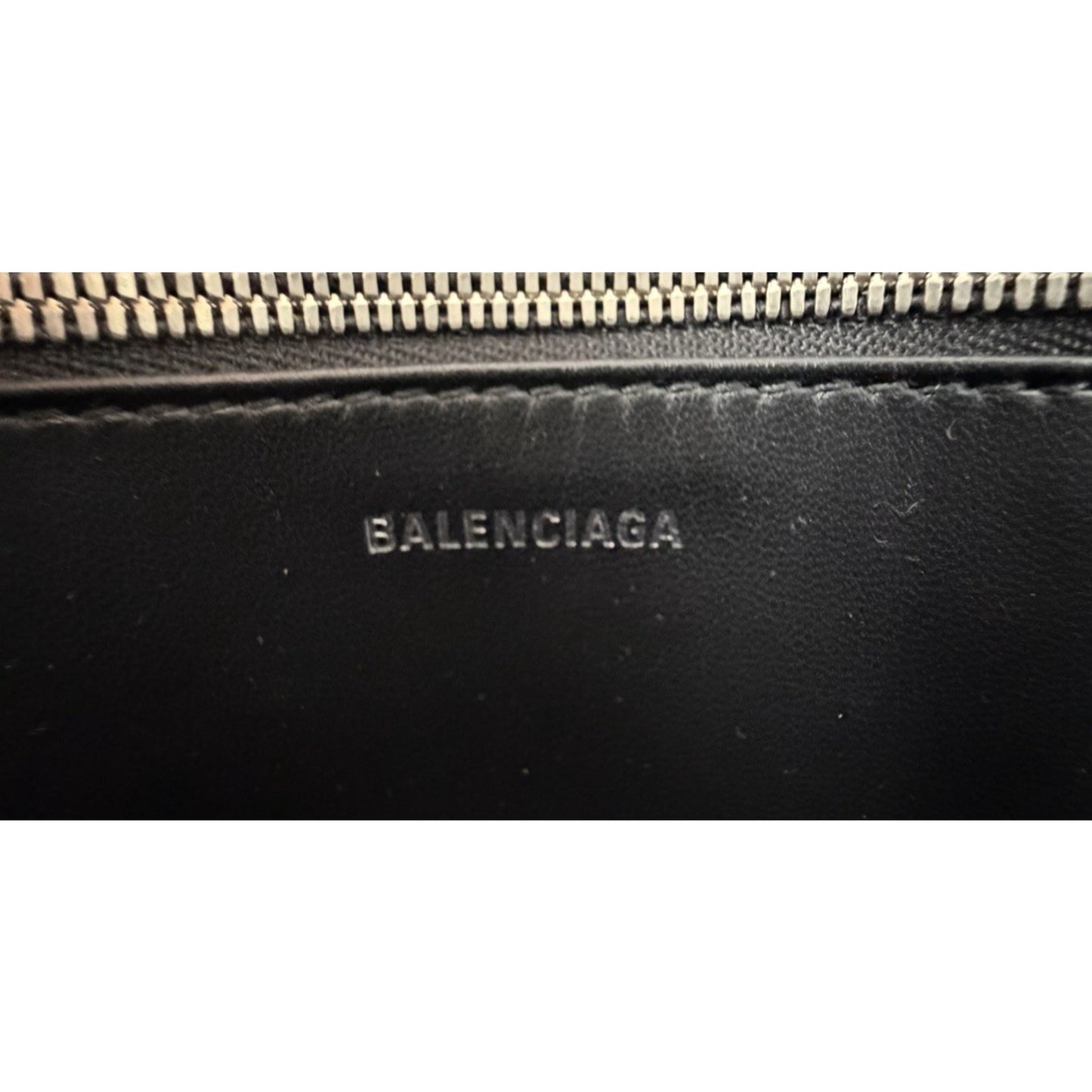 Balenciaga Triangle Duffle XS Bag in Silver Glitter Silver HW S09