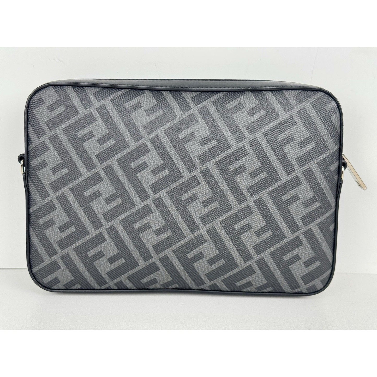 Fendi Diagonal Zucca Multicolor Camera Bag with Silver Hardware