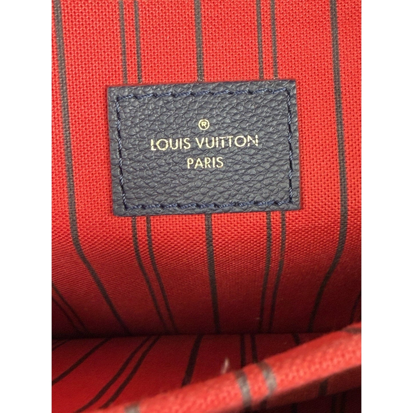 Louis Vuitton Pochette Metis Shoulder Bag Monogram Emprenite Leather Blue NFC F1