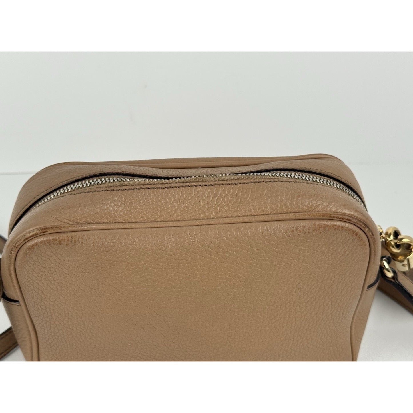 Gucci Soho Disco Shoulder Bag Beige