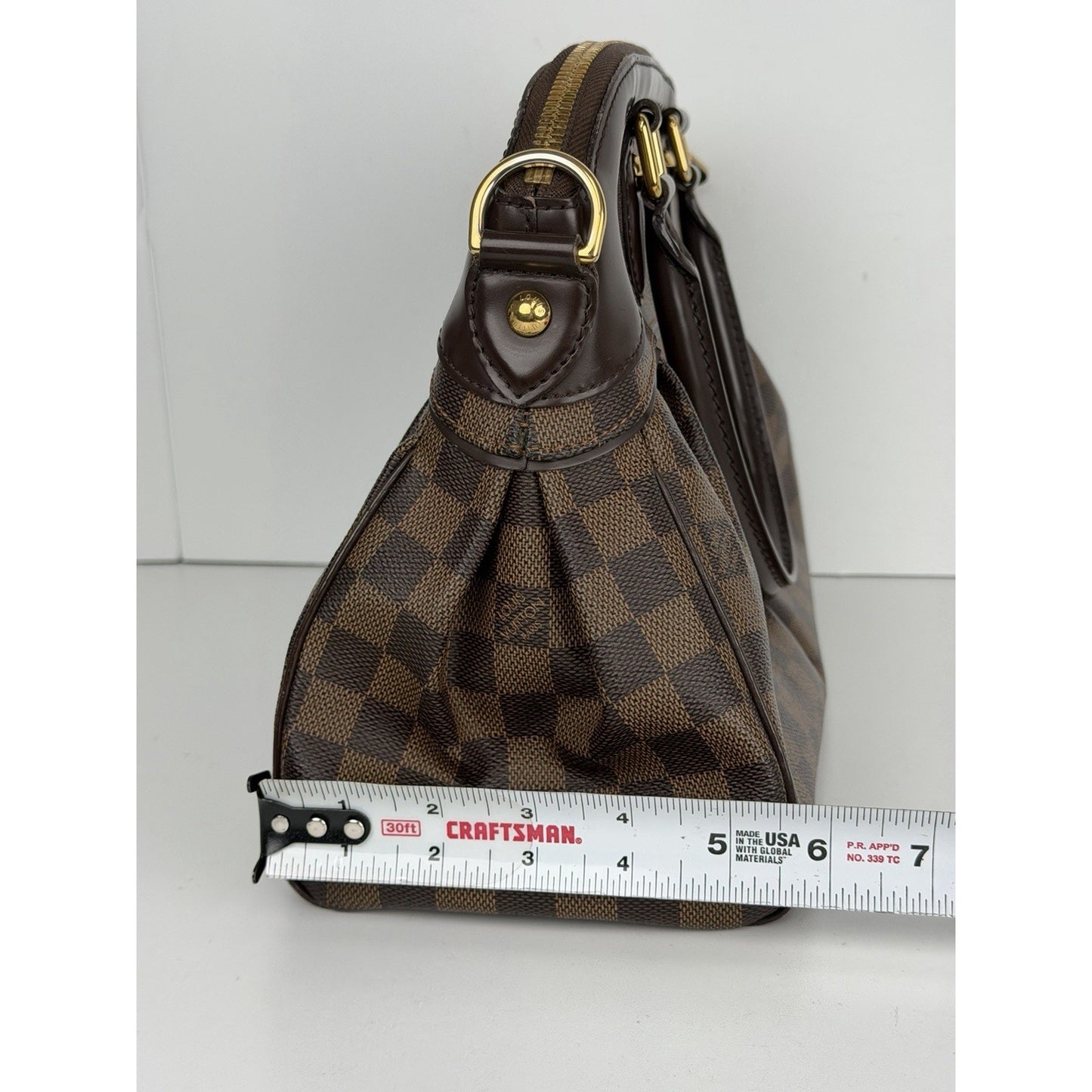 Louis Vuitton Trevi PM Handbag in Damier Ebene Coated Canvas 2008 S16
