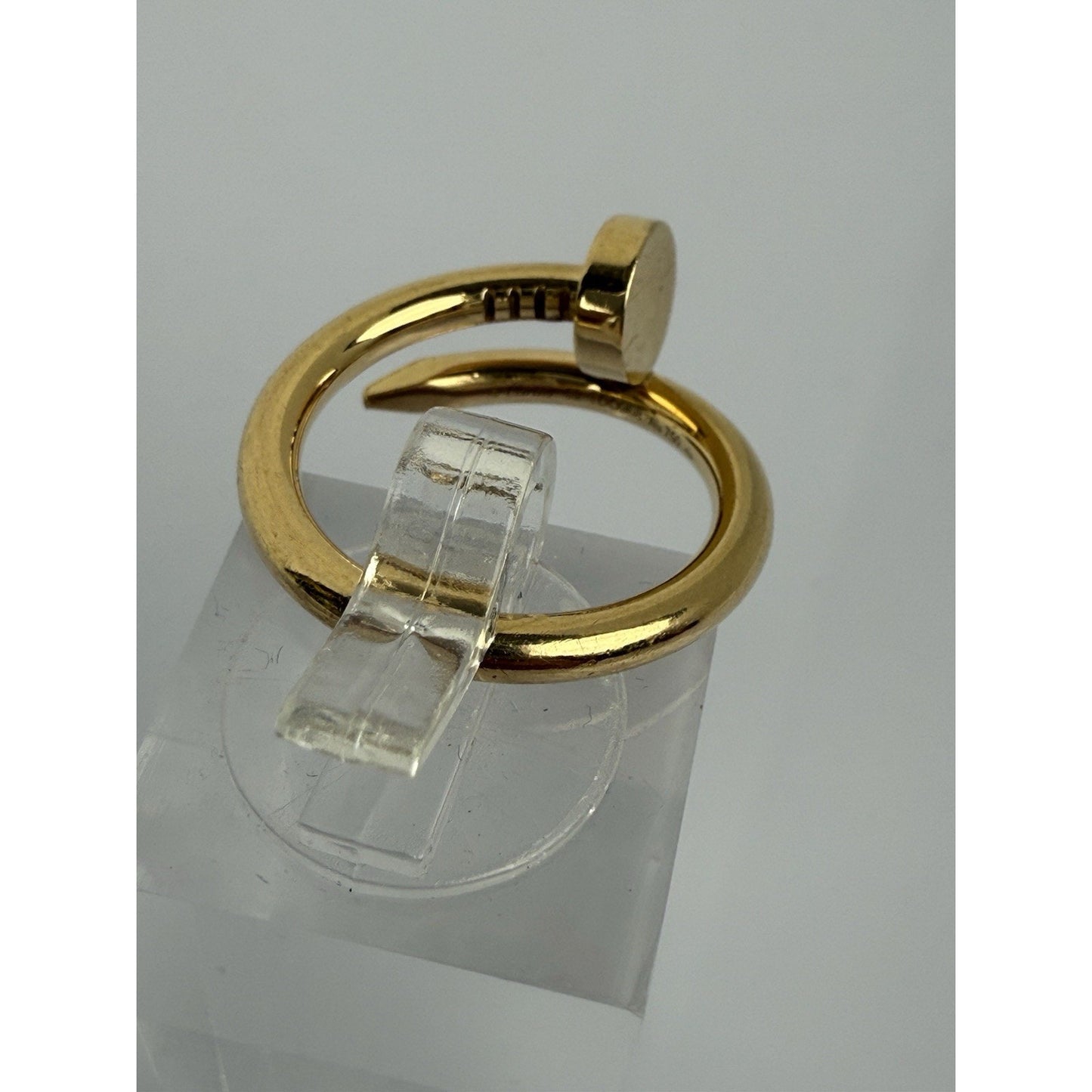 Cartier JUSTE UN CLOU RING 18k Yellow Gold Size 52 Us 4.5